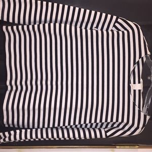 Size small H&M black and white striped long sleeve